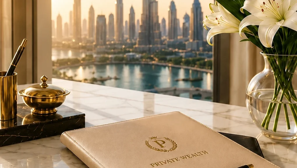 Dubai Skyline from Luxury Apartment